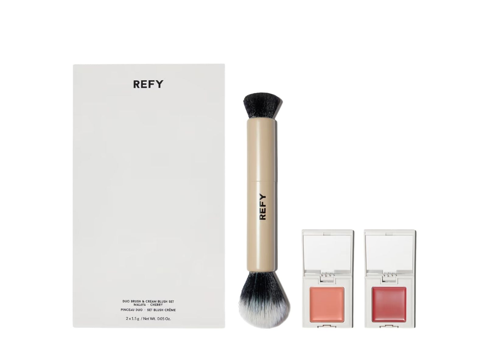 Refy Duo Brush + Blush Set