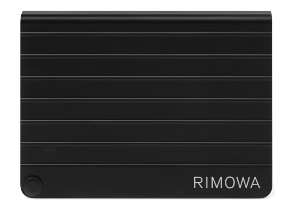 Rimowa Aluminum Card Holder Black
