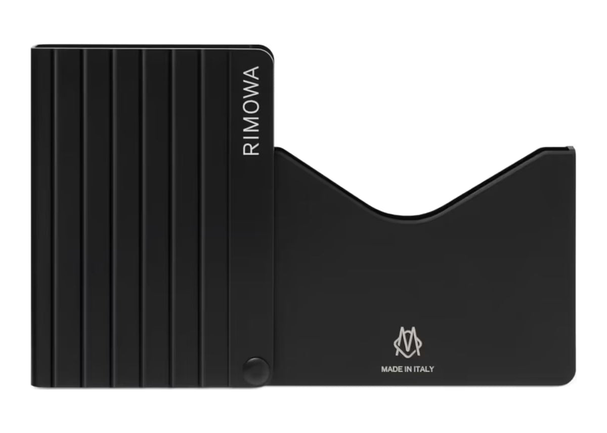 Rimowa Aluminum Card Holder Black