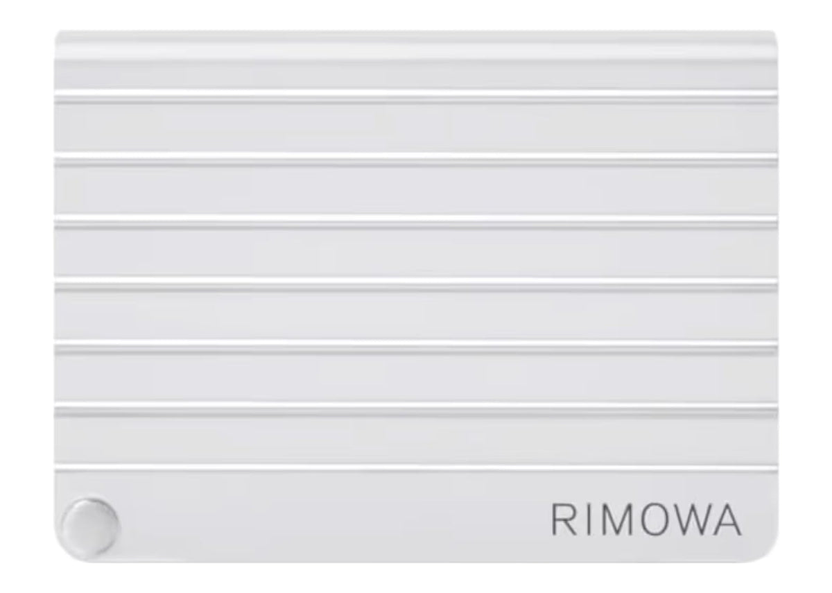 Rimowa Aluminum Card Holder Silver