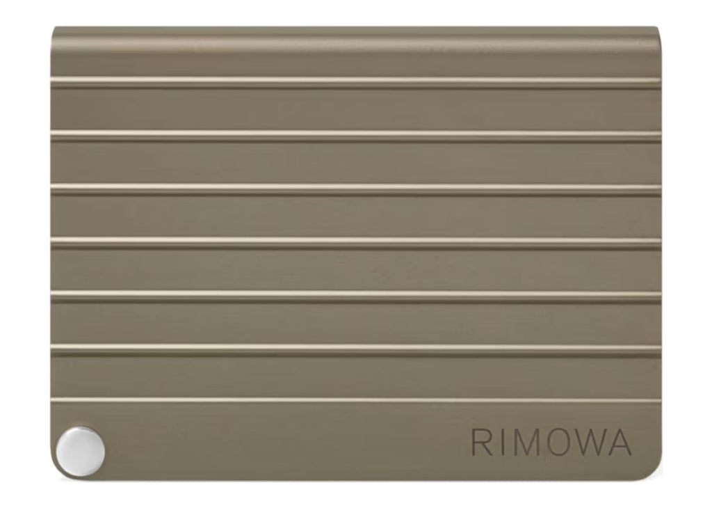 Rimowa Aluminum Card Holder Titanium