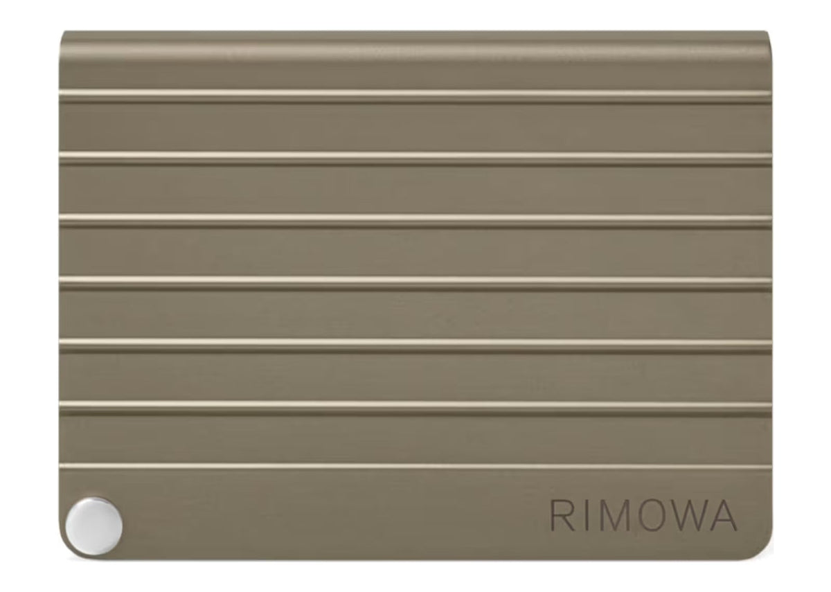 Rimowa Aluminum Card Holder Titanium