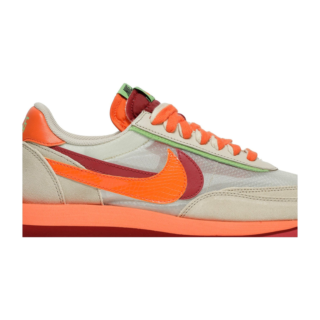 sacai x Clot x Nike LDWaffle Net Orange Blaze