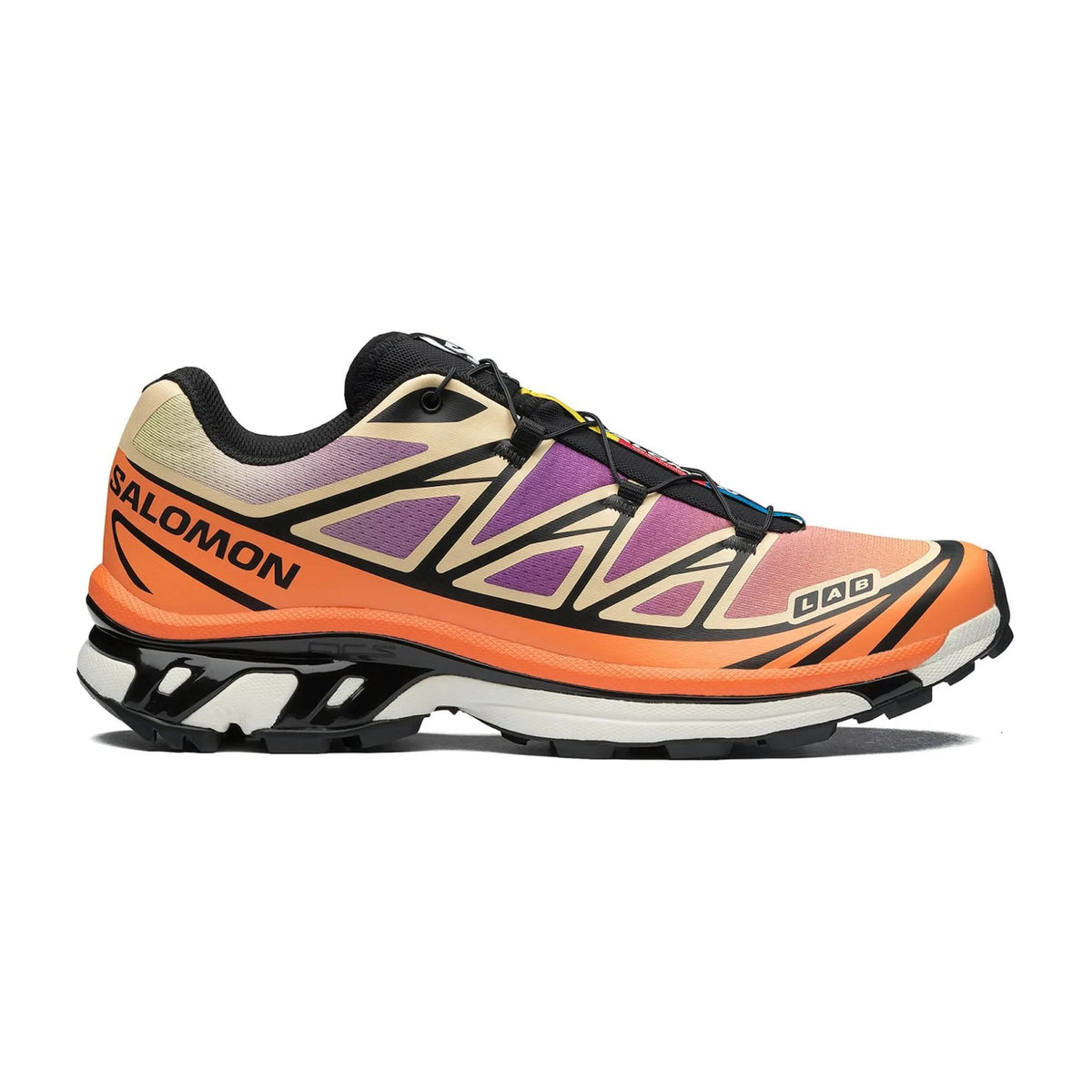 Salomon XT-6 Black Almond Dragon Fire