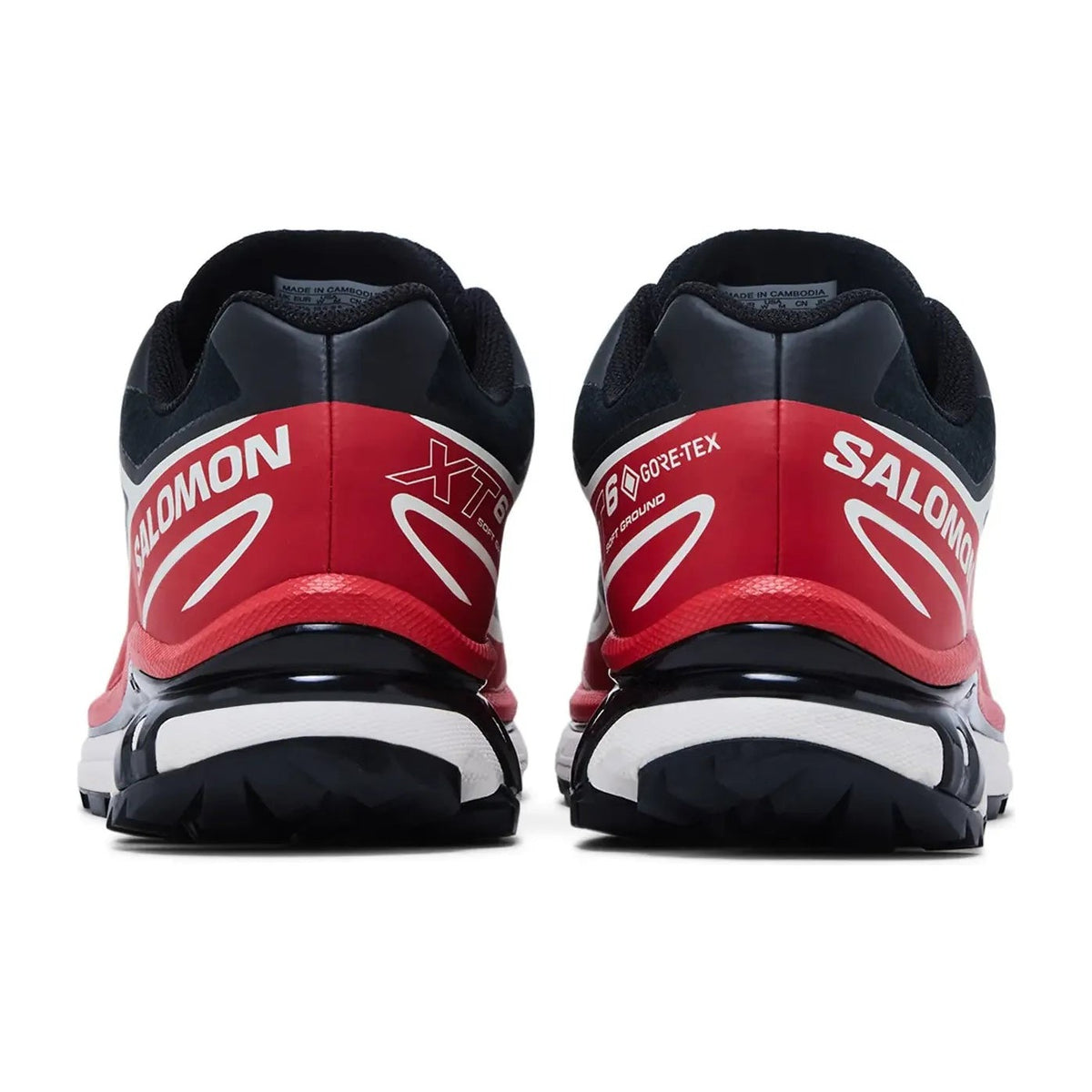 Salomon XT-6 Gore-Tex Black Flame Scarlet