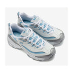 Skechers D'lites Chromatic White Silver Light Blue