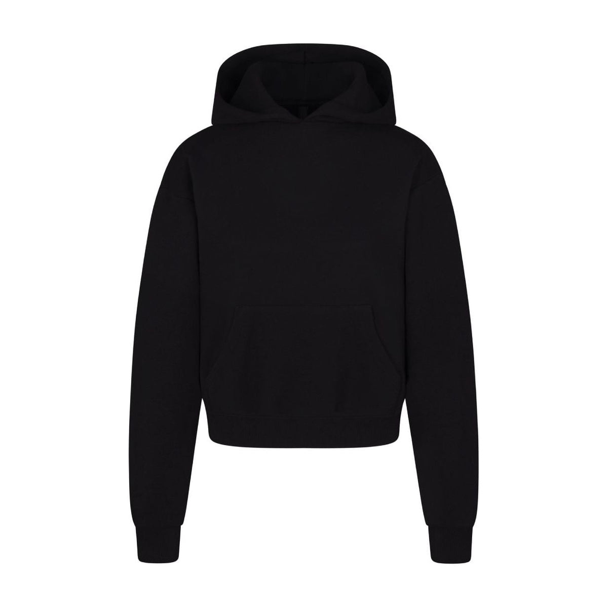 Skims Cotton Fleece Classic Hoodie Onyx