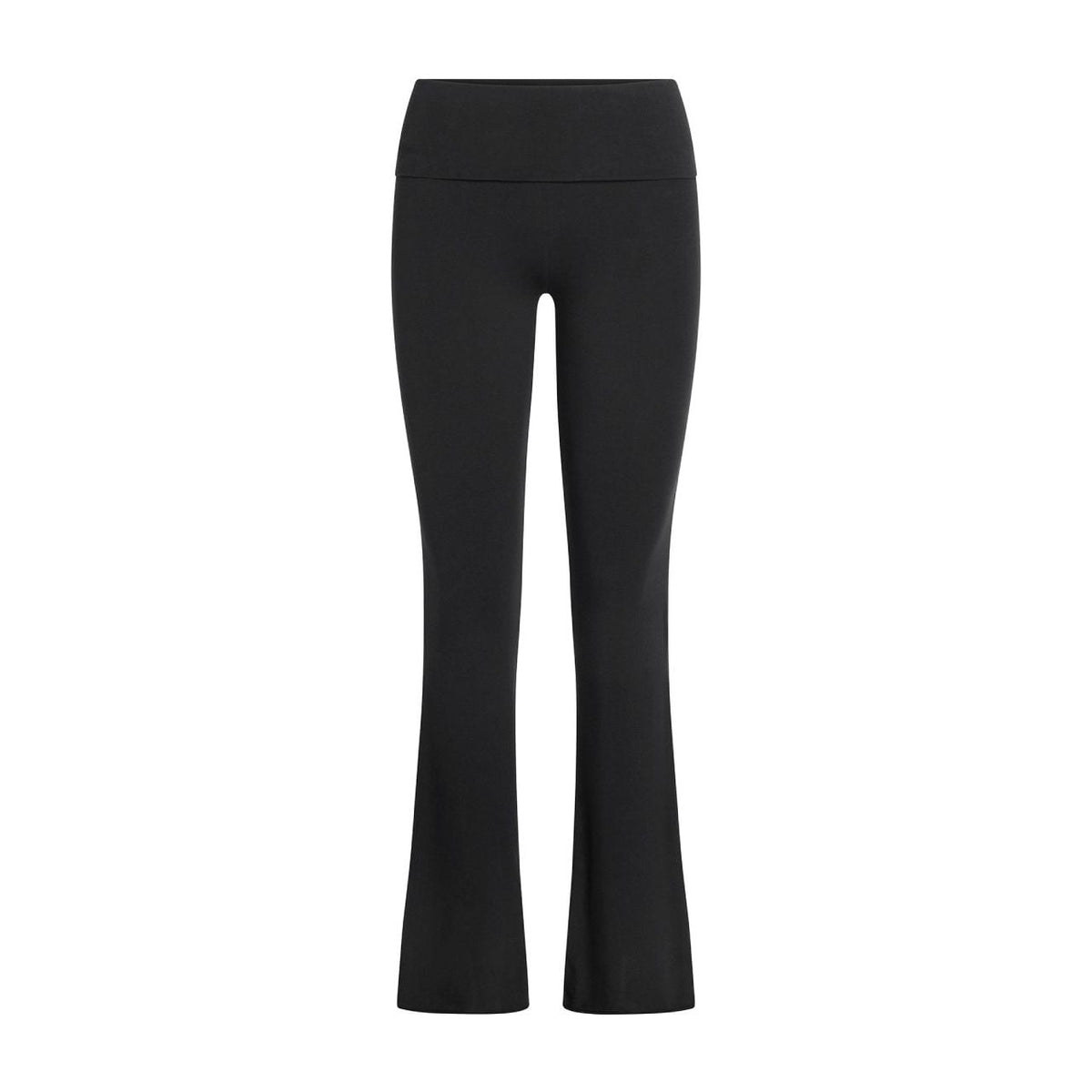 Skims Cotton Jersey Foldover Pant Soot