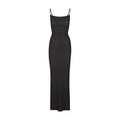Skims Soft Lounge Long Slip Dress Onyx