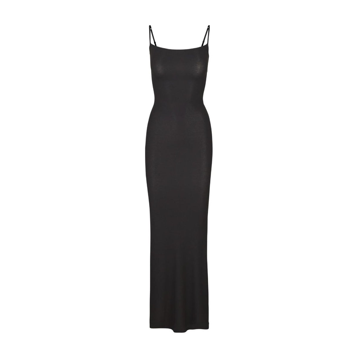 Skims Soft Lounge Long Slip Dress Onyx