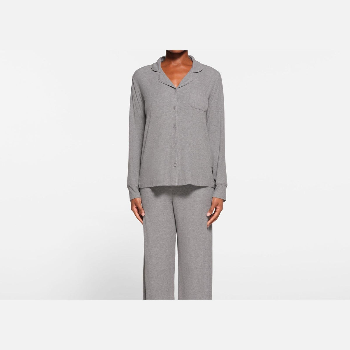 Skims Soft Lounge Sleep Set Heather Grey