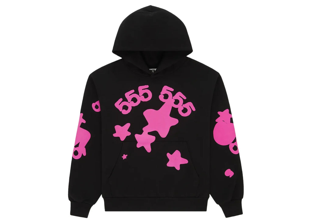 Sp 5 der Angel Number Beluga Hoodie Black