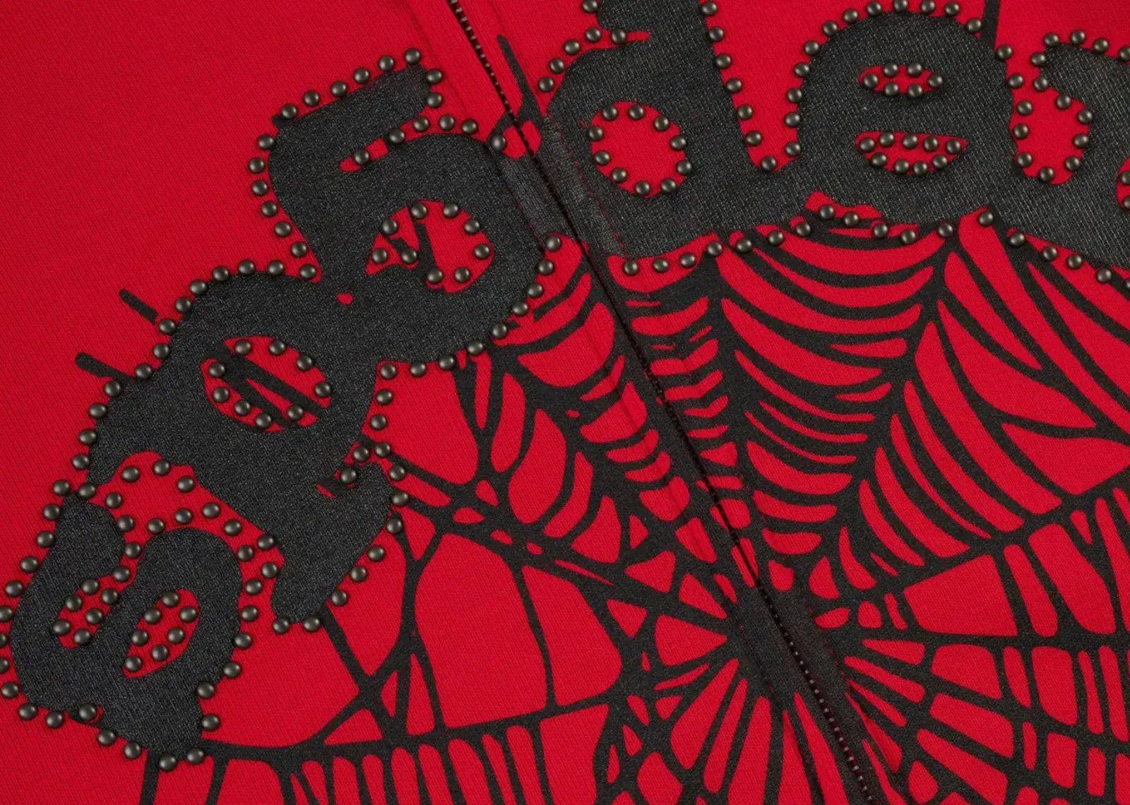Sp 5 der OG Web Studded Zip Hoodie Red