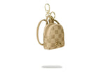 Sprayground 2 Tone Gold Trinity Backpack Keychain