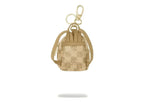 Sprayground 2 Tone Gold Trinity Backpack Keychain