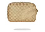 Sprayground 2 Tone Gold Trinity Toiletry Brick Gold
