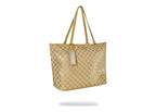 Sprayground 2 Tone Gold Trinity Tote Gold