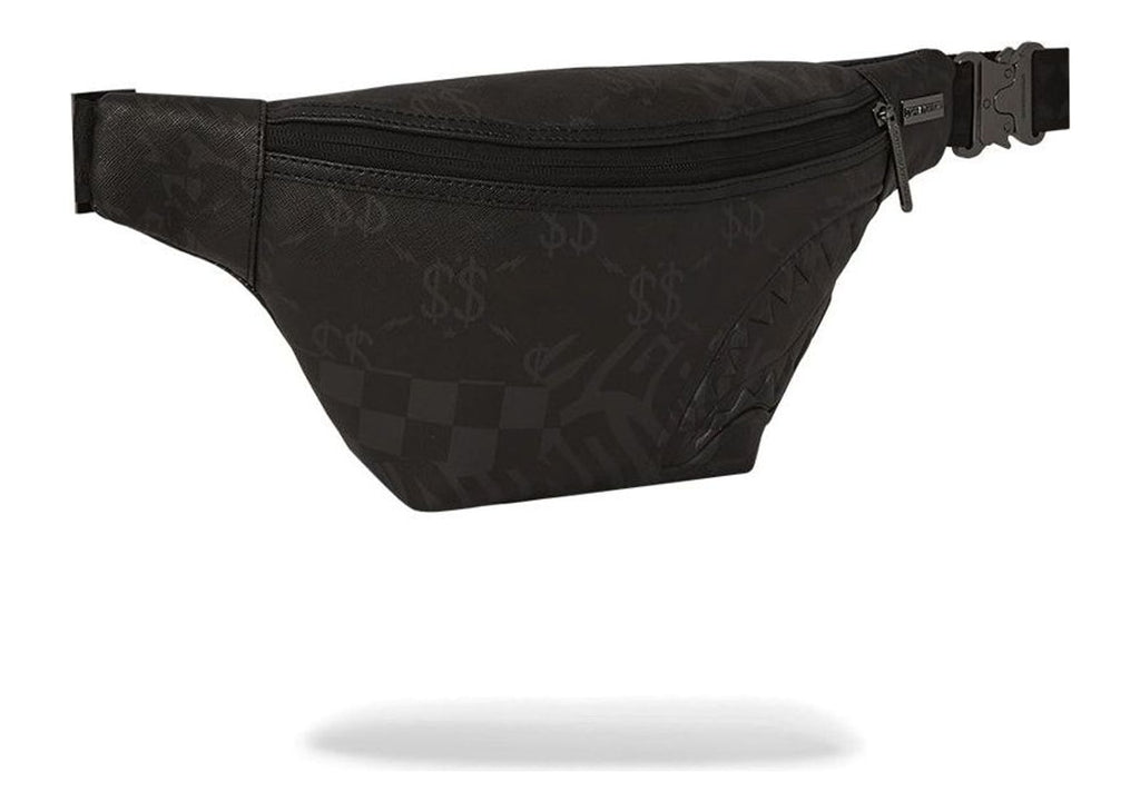 Sprayground 3 AM Check Crossbody Black