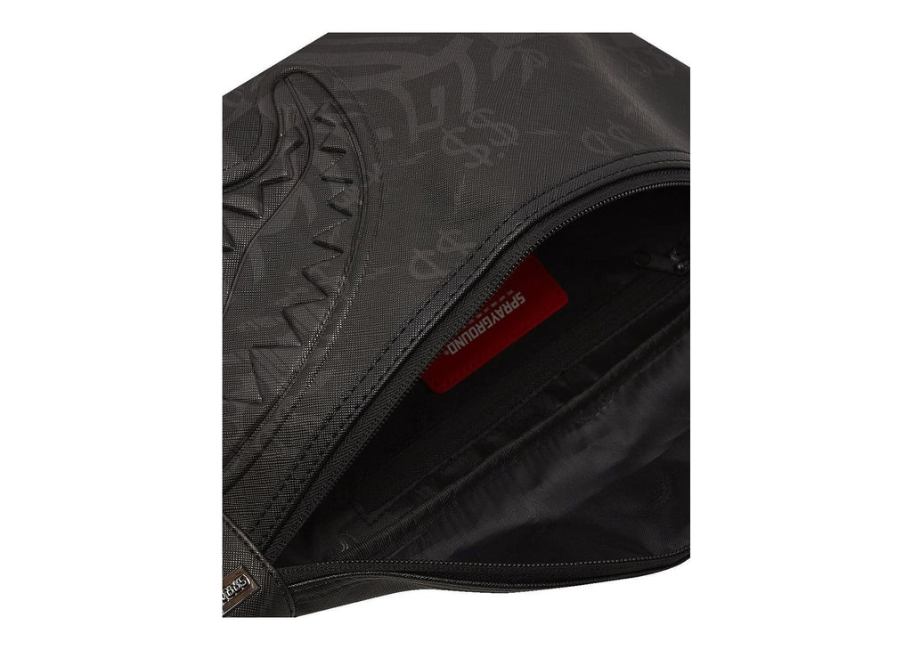 Sprayground 3 AM Check Crossbody Black