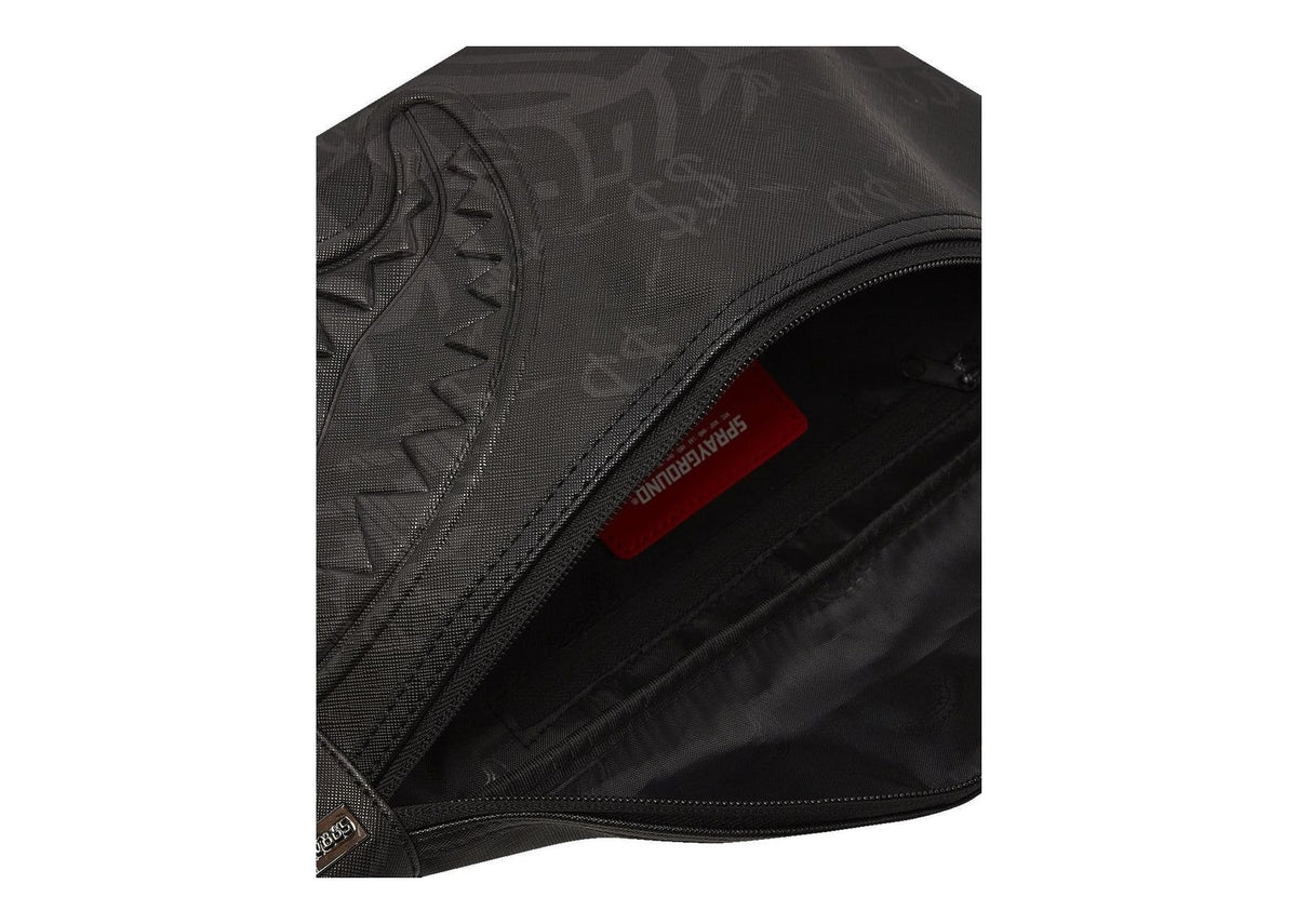 Sprayground 3 AM Check Crossbody Black