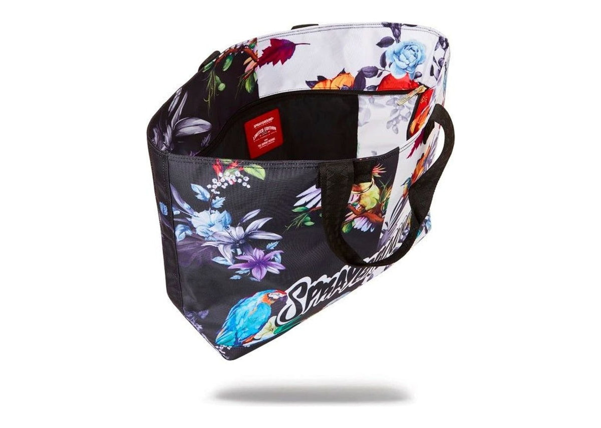 Sprayground Aviary Beach Tote White