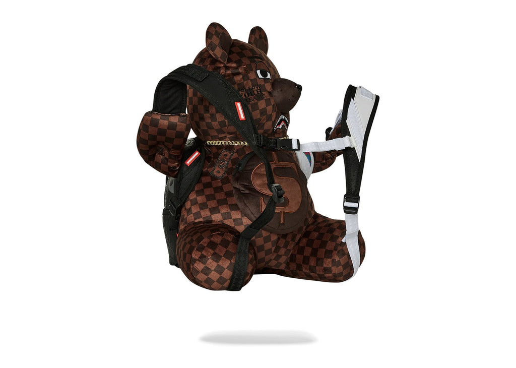 Sprayground Backpack Bear Wearing Backpack