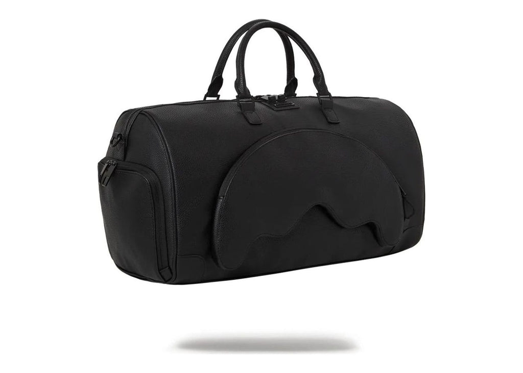 Sprayground Black PVC Sharkpocket Duffle Black