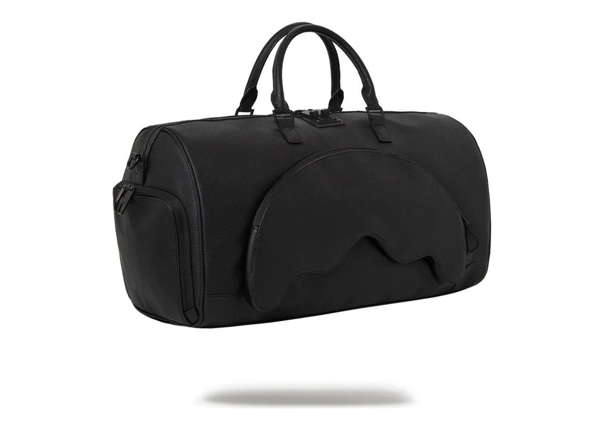 Sprayground Black PVC Sharkpocket Duffle Black