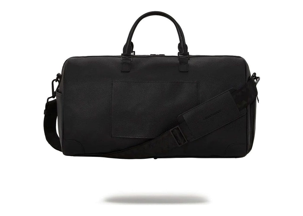 Sprayground Black PVC Sharkpocket Duffle Black