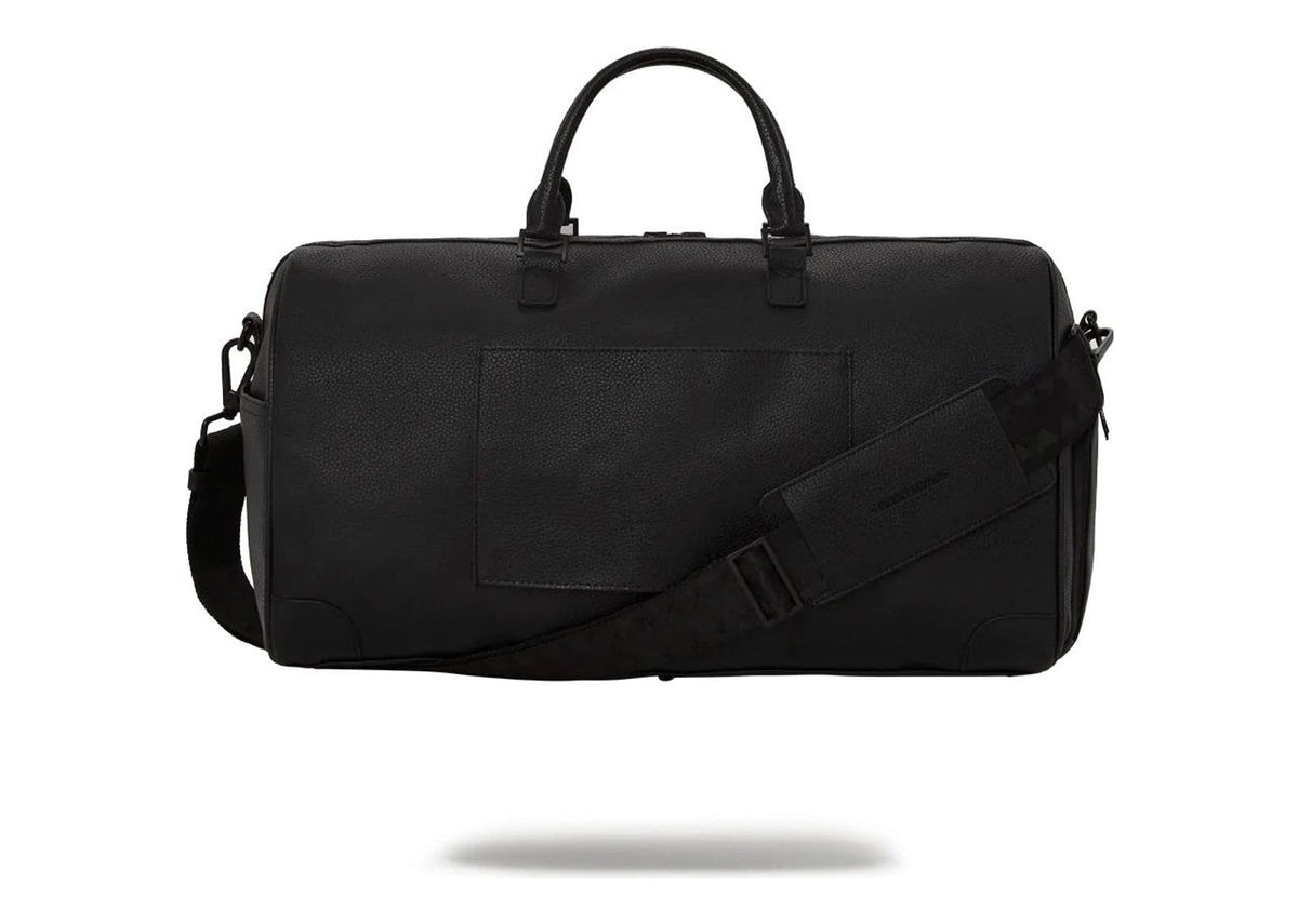 Sprayground Black PVC Sharkpocket Duffle Black