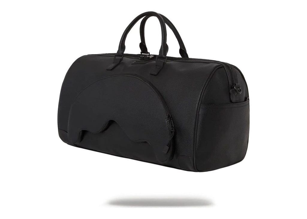Sprayground Black PVC Sharkpocket Duffle Black