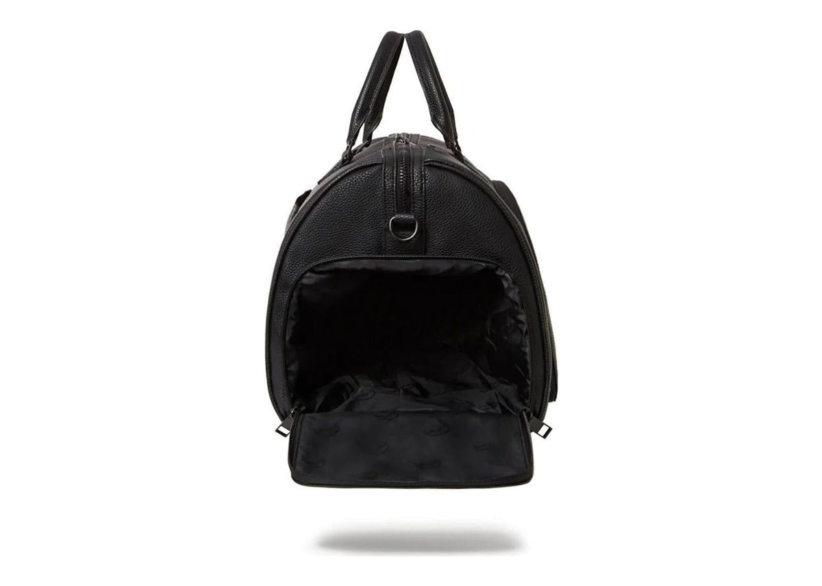 Sprayground Black PVC Sharkpocket Duffle Black