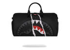 Sprayground Center Rip Revealing Gray Check Mini Duffle Grey