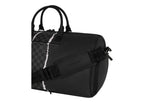 Sprayground Center Rip Revealing Gray Check Mini Duffle Grey