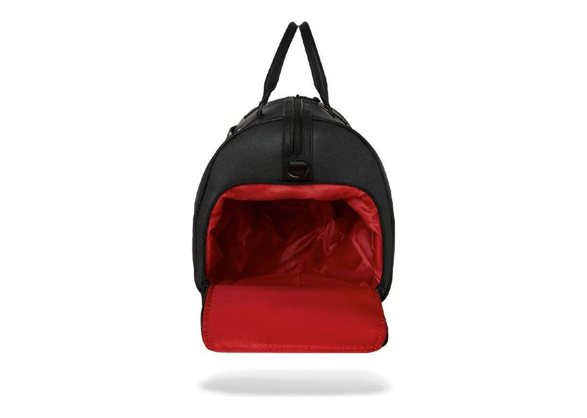 Sprayground Center Rip Revealing Gray Check Mini Duffle Grey