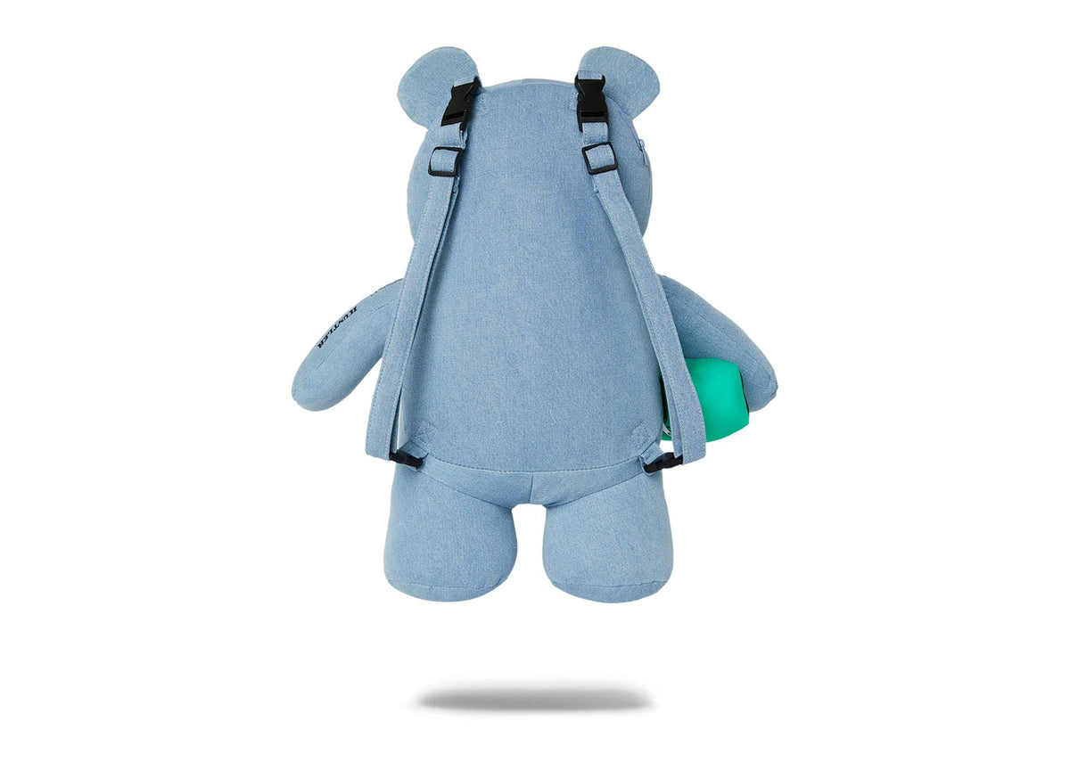Sprayground Denim Shark Moneybear Teddy Bear