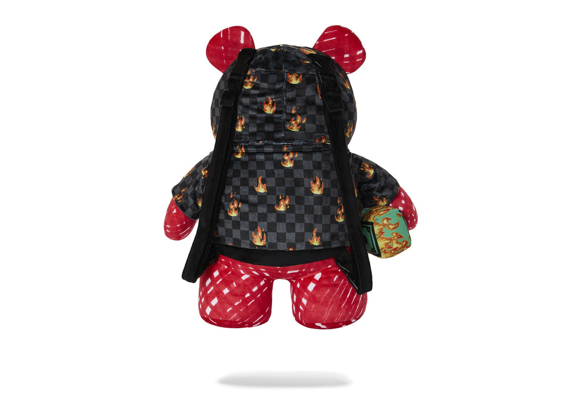 Sprayground Diablo Scribble Fire Moneybear Backpack