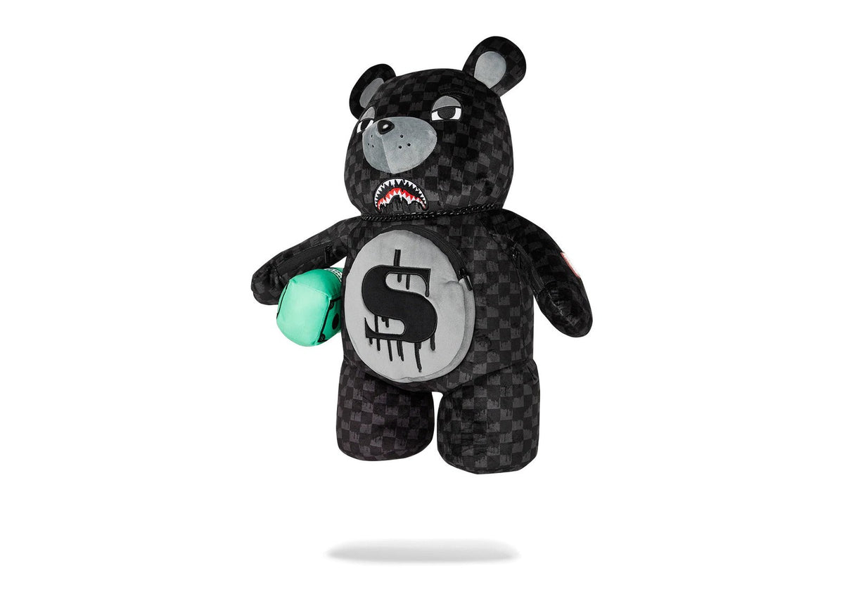 Sprayground Dripping Sharks in Paris Moneybear Teddy Bear