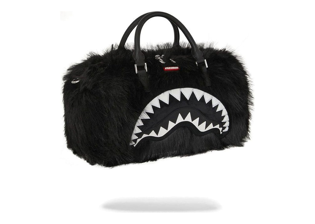Sprayground Fur Cray Black Mini Duffle Black