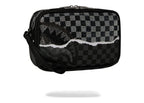 Sprayground Gold Diamond Tear Toiletry Bag Silver