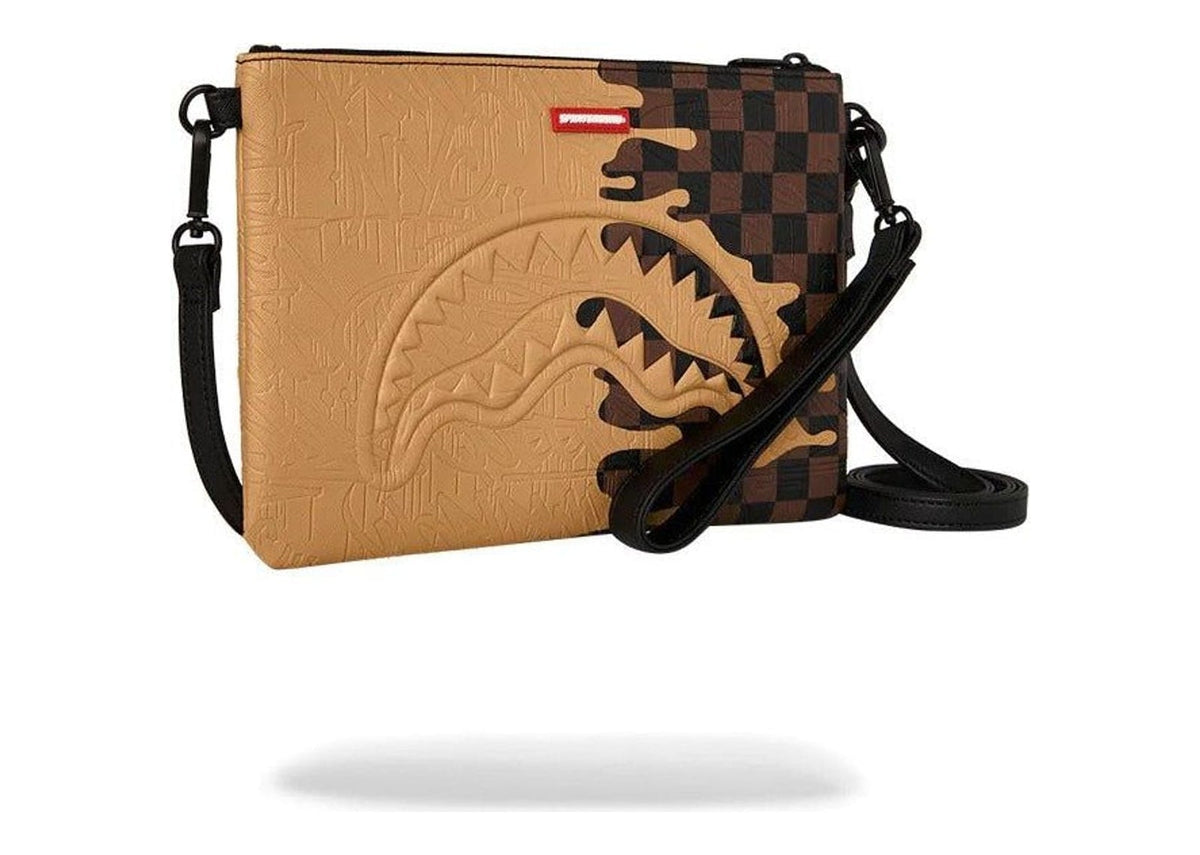 Sprayground Henny Melt Crossover Clutch Beige