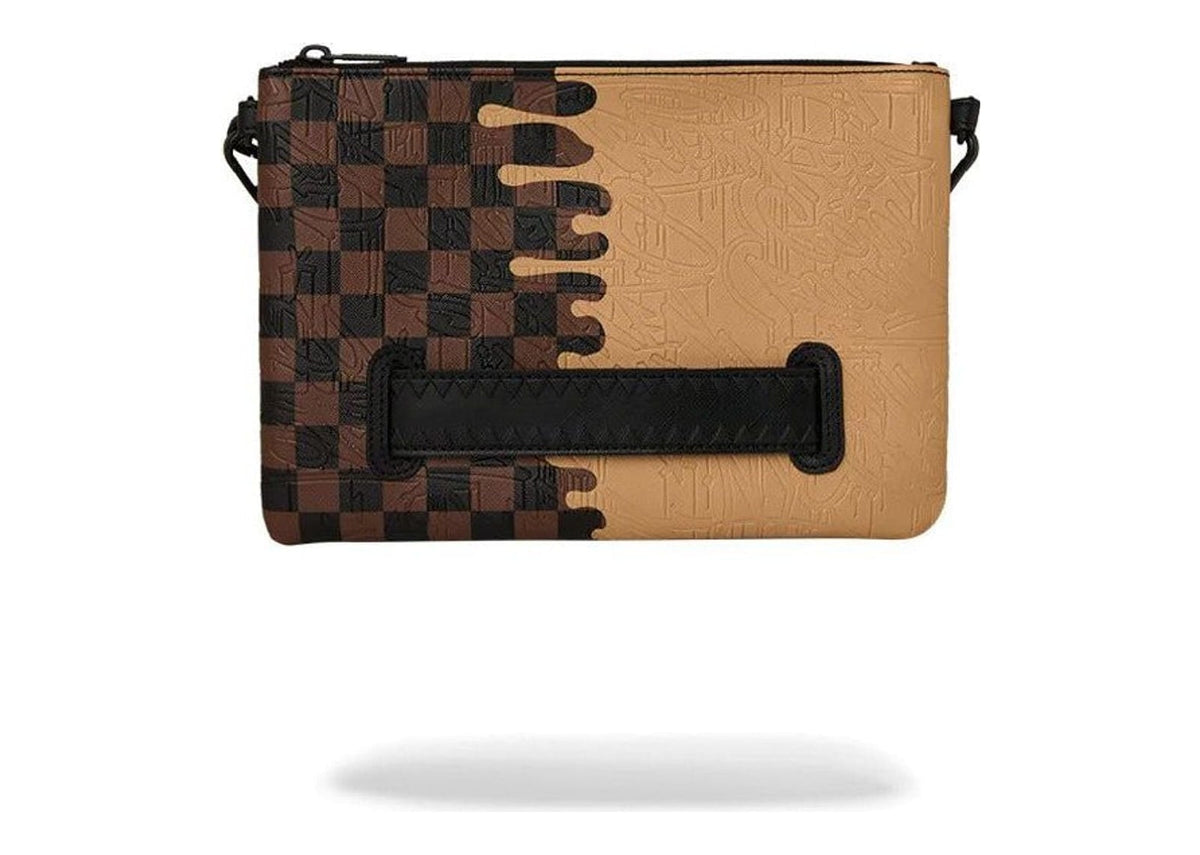 Sprayground Henny Melt Crossover Clutch Beige