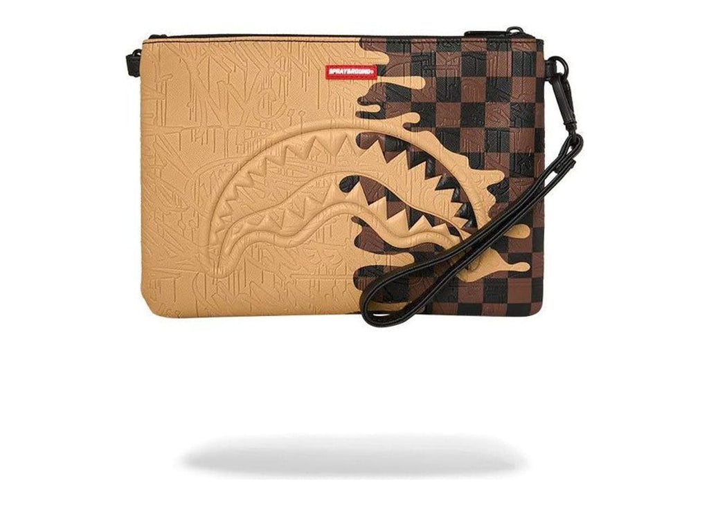 Sprayground Henny Melt Crossover Clutch Beige