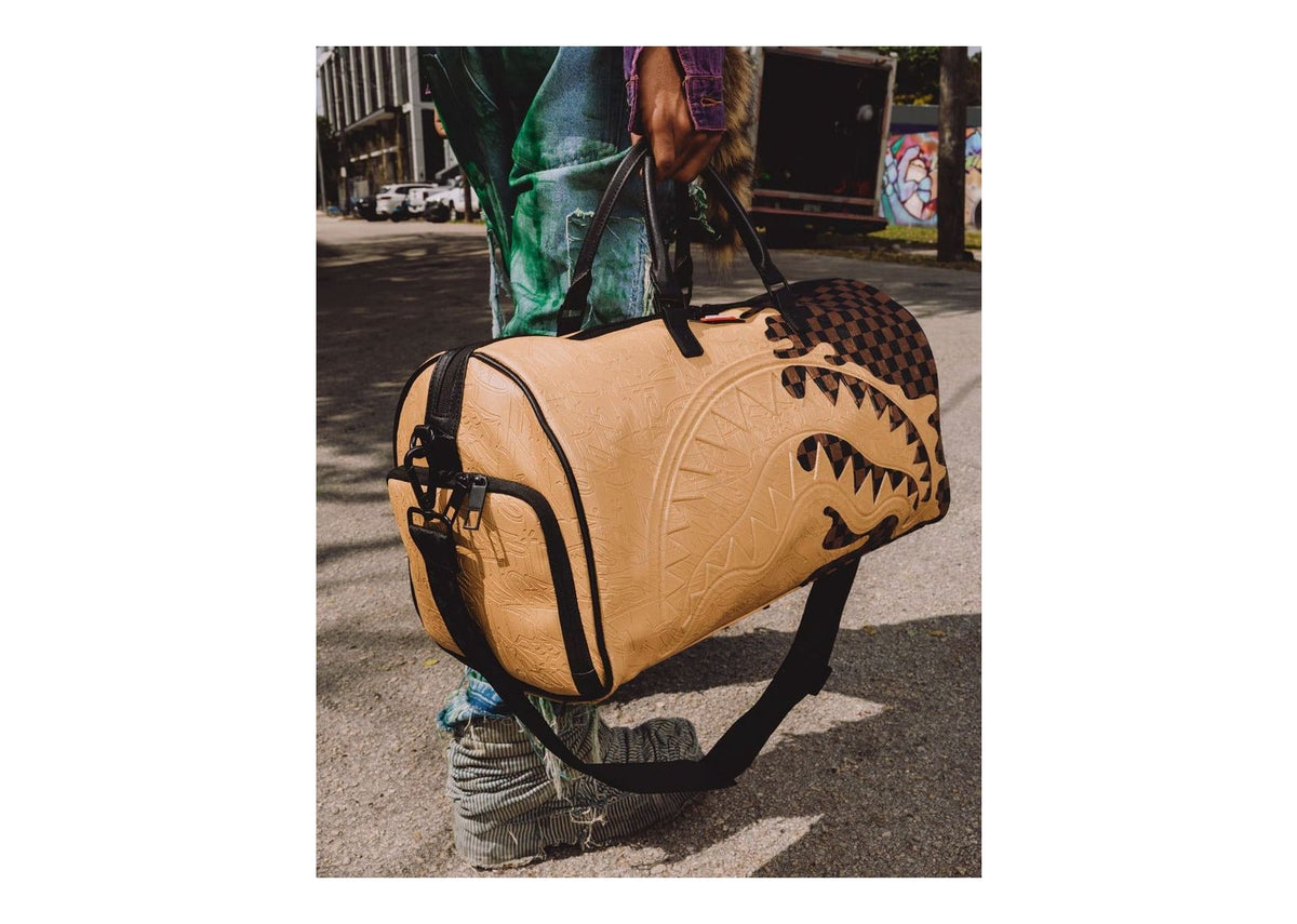 Sprayground Henny Melt Duffle Beige