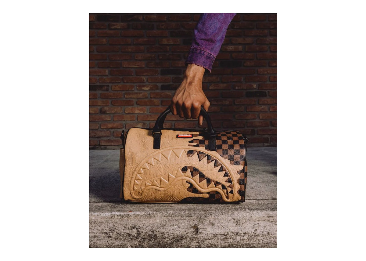 Sprayground Henny Melt Mini Duffle Beige