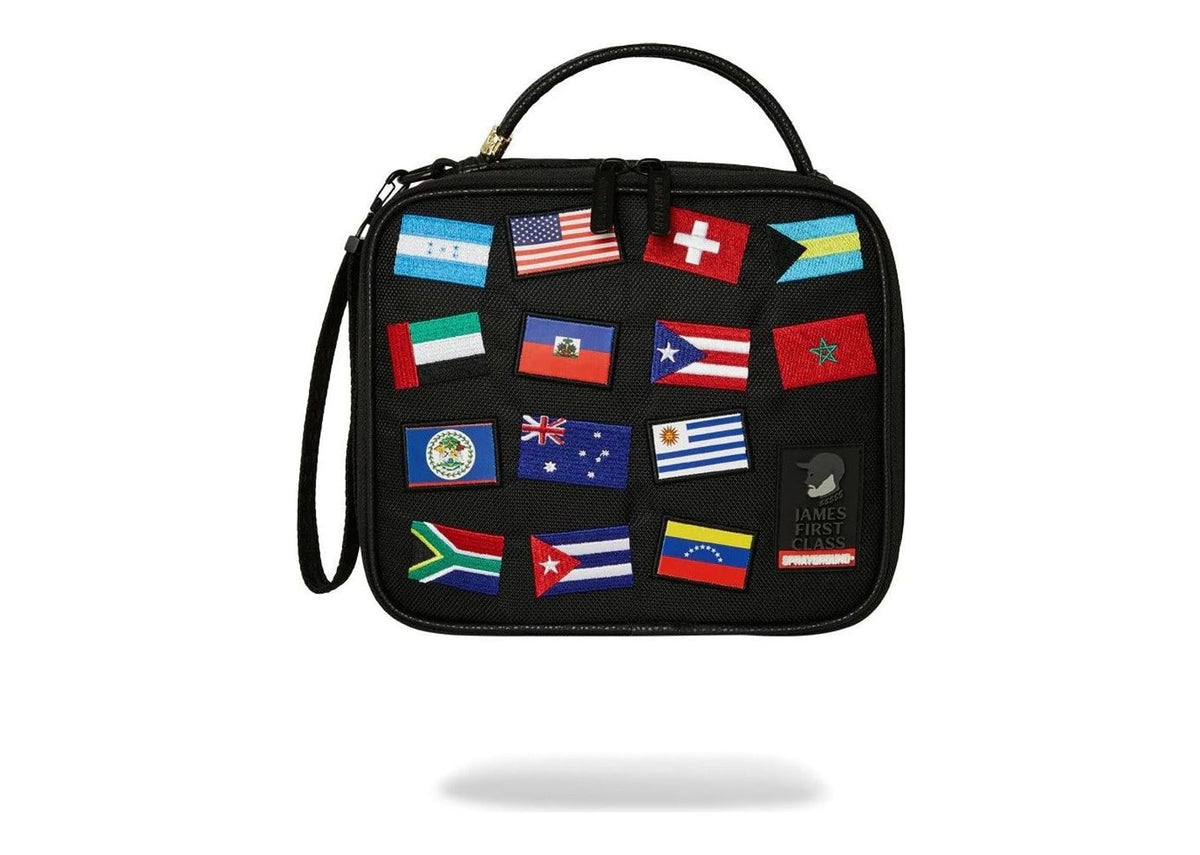 Sprayground James Flags Snackpack Black