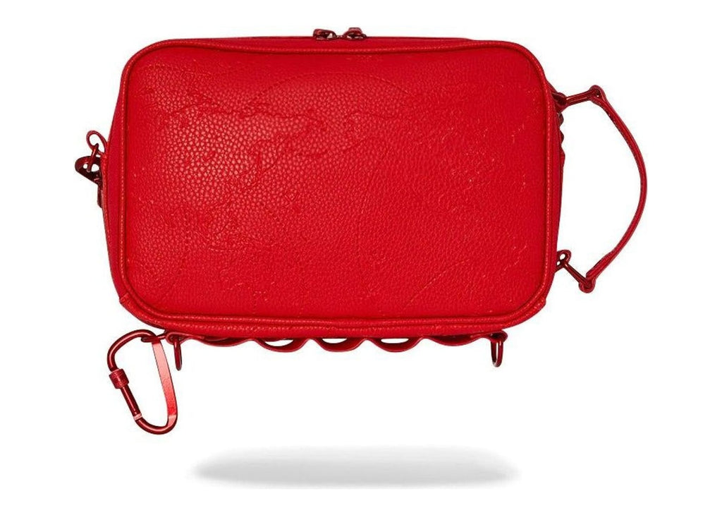 Sprayground James Global Red Crossbody Red
