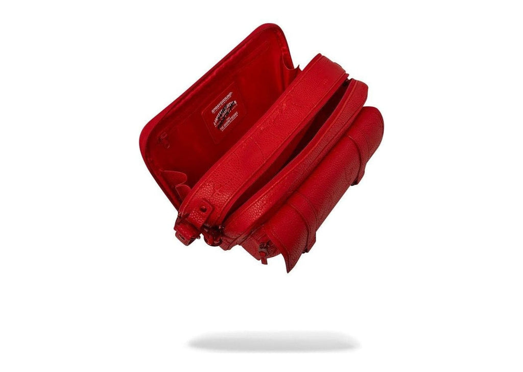 Sprayground James Global Red Crossbody Red