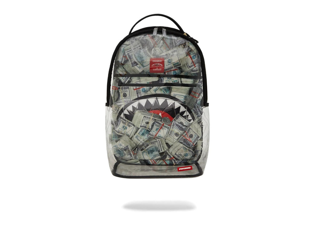 Sprayground Money Pile DLXS Clear Backpack