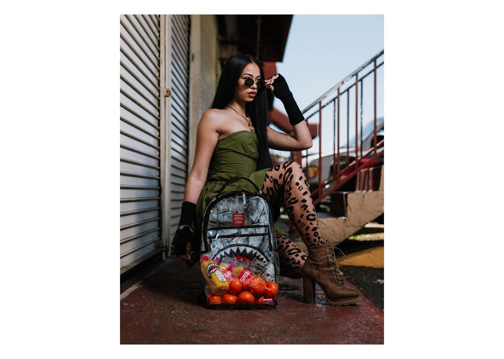 Sprayground Money Pile DLXS Clear Backpack